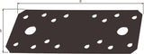 GAH Flachverbinder EN 14545, 96 x 35 x 2,5 mm, Stahl schwarz kunststoffbeschichtet