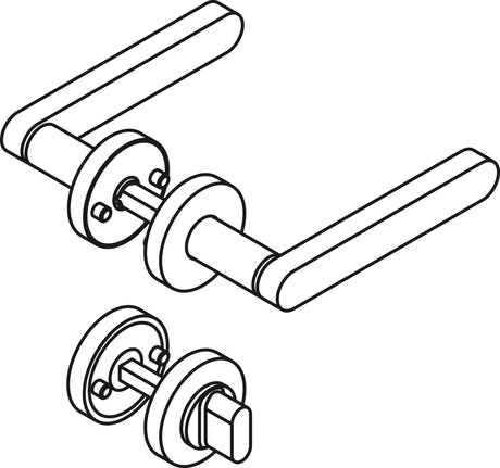 HEWI Frei-Besetzt-Garnitur 270XAH02.130 Edelstahl DIN L/R WC