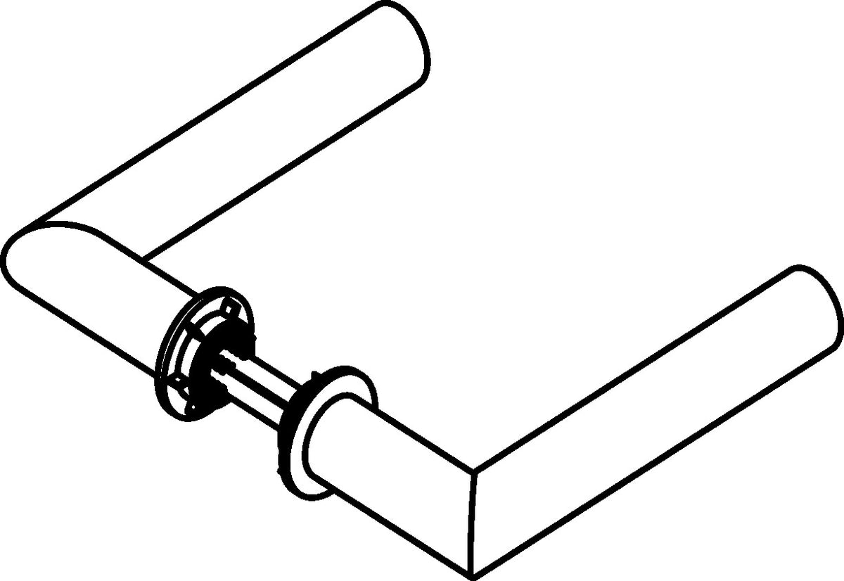HEWI Türdrückerpaar 162PBM06.230 Mini in Edition matt – Kunststoff mit Stahlkern, DIN links/rechts