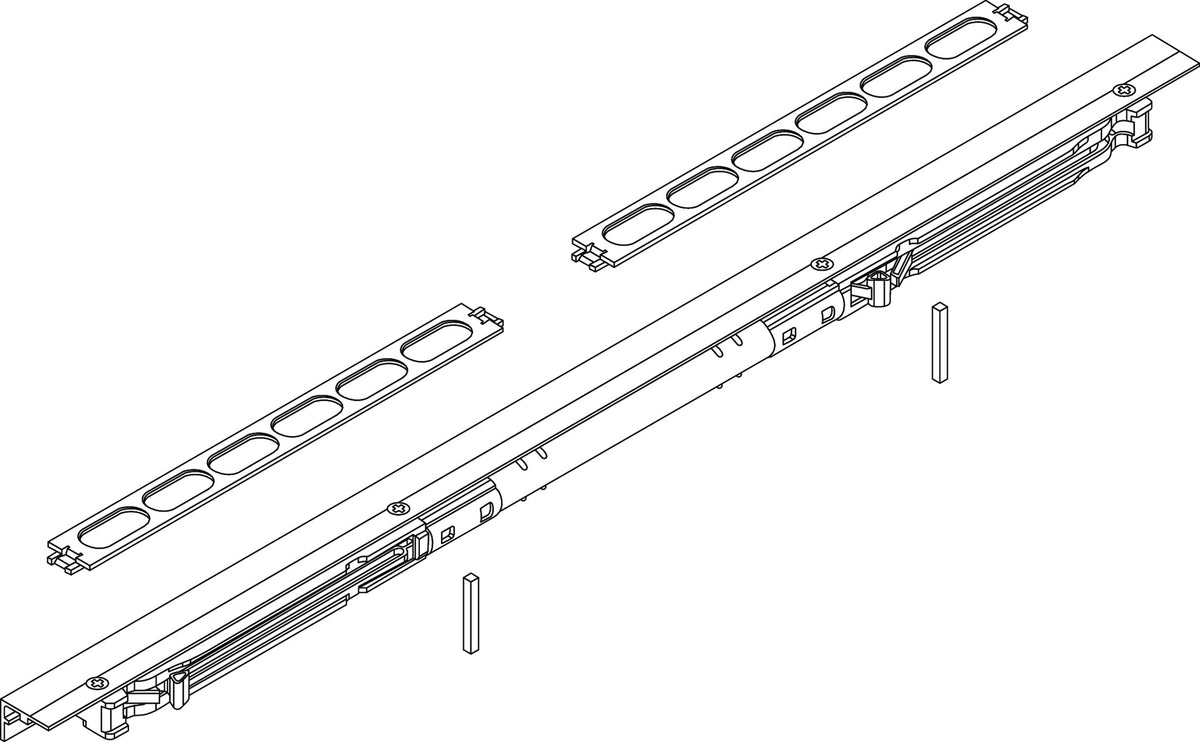 GEZE Levolan 60 SoftstopDuo Einzugsdämpfung Komplettset beidseitig bis 60 kg