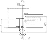 SIMONSWERK Objektband VARIANT VX 7729/160 – 200 kg, 22,5 mm, DIN L/R