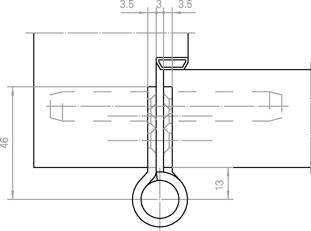 SIMONSWERK Objektband VARIANT VN 2929/160 – 160 kg, 22,5 mm, DIN L/R, matt vernickelt