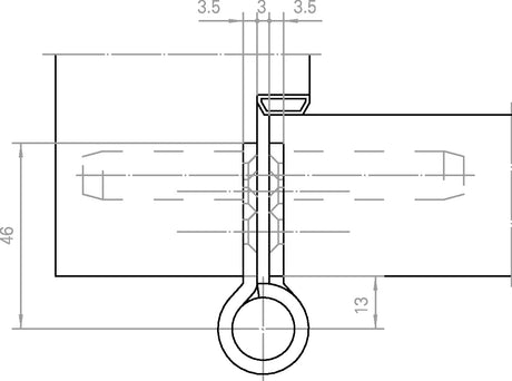 SIMONSWERK Objektband VARIANT VN 2929/160 – 160 kg, 22,5 mm, DIN L/R, matt vernickelt