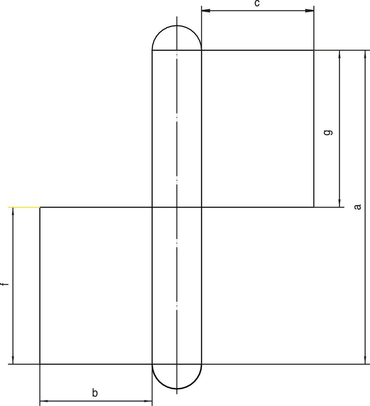 SIMONSWERK Konstruktionsband KO 4 Stahl blank, 80 mm, zum Anschweißen