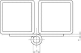 Simonswerk Konstruktionsband KO 8 Stahl blank 220 mm – 6 Stück