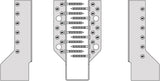 SIMPSON STRONG-TIE Balkenschuh BSN80/120 – 2 mm Stahl feuerverzinkt, außen gebogene Schenkel