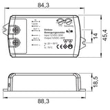 L&S LED Sensor Microwave 12 V (24 V) 36 W (72 W) weiß – Unsichtbarer Einbau-Bewegungsmelder