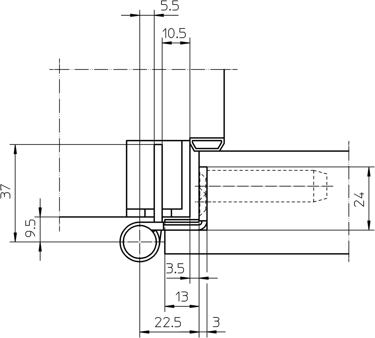 SIMONSWERK Objektband VARIANT VX 7939/160 Planum Edelstahl gebürstet 160 kg DIN L/R