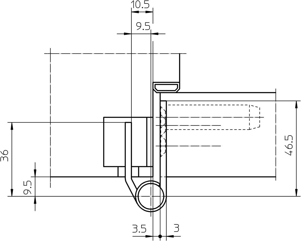 SIMONSWERK Objektband VARIANT VX 7729/160 Planum Stahl matt verchromt 160 kg