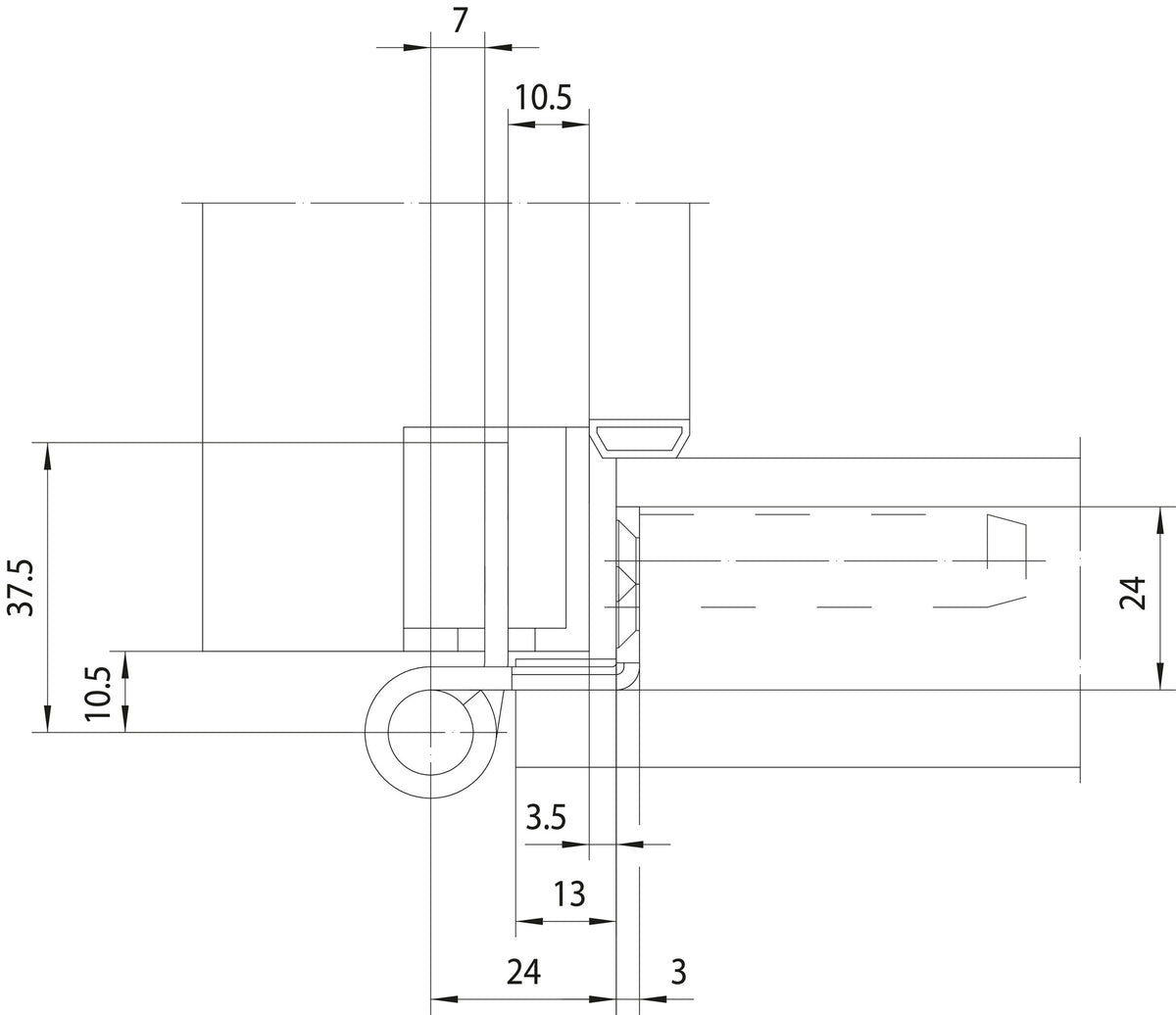 Simonswerk Objektband VARIANT VX 7939 VA – 200 kg, 18 mm, DIN L/R, für gefälzte Türen