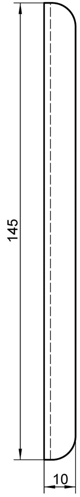 SIMONSWERK Magnetplatte KCM 50/G aus Edelstahl matt gebürstet für 8/10 mm Glastüren