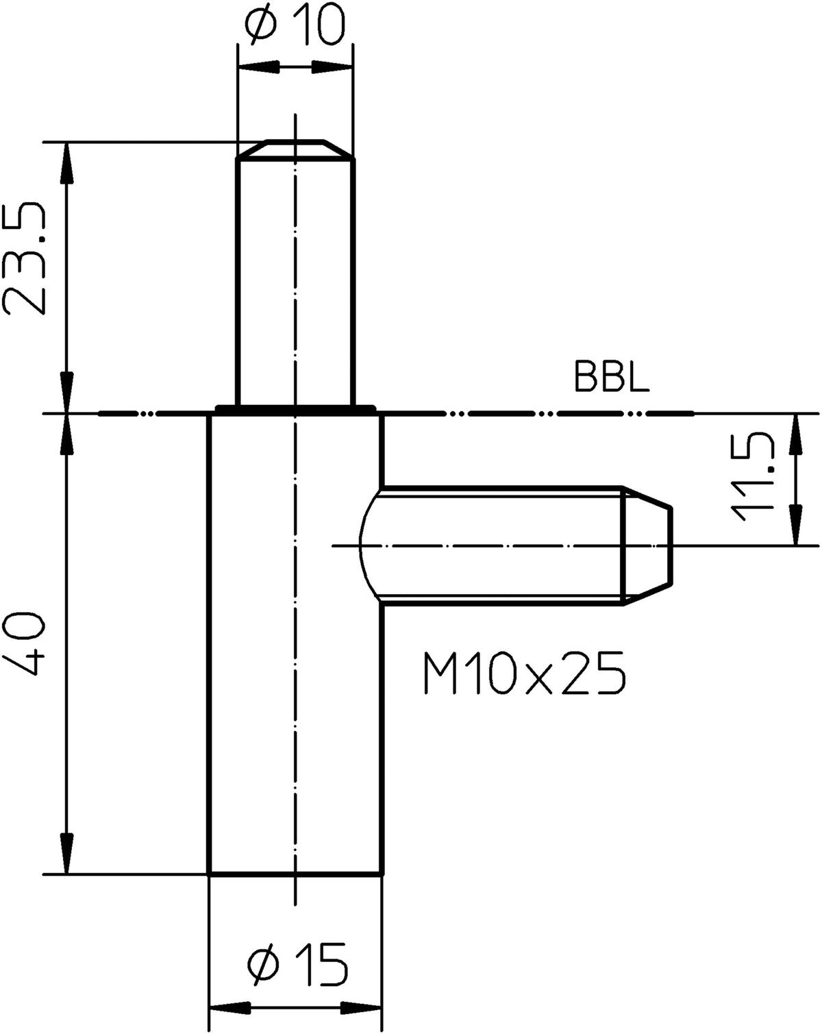 SIMONSWERK Rahmenteil V 8100 WF U für 2-teilige Stahlzargen Nachrüstband, vernickelt