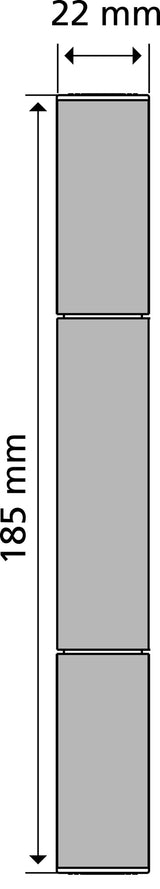 DR. HAHN Kunststofftürband KT-RN 160 kg RAL 9016 pulverbeschichtet