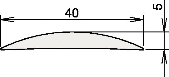 ATHMER Aluschwelle 090 3-111 Aluminium silber eloxiert 840 mm – für automatische Türdichtungen