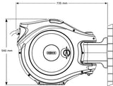 HOZELOCK Wandschlauchhalter Auto Reel 40 – 65,5 cm breit, inkl. 40 m Premiumschlauch und Aufrollautomatik