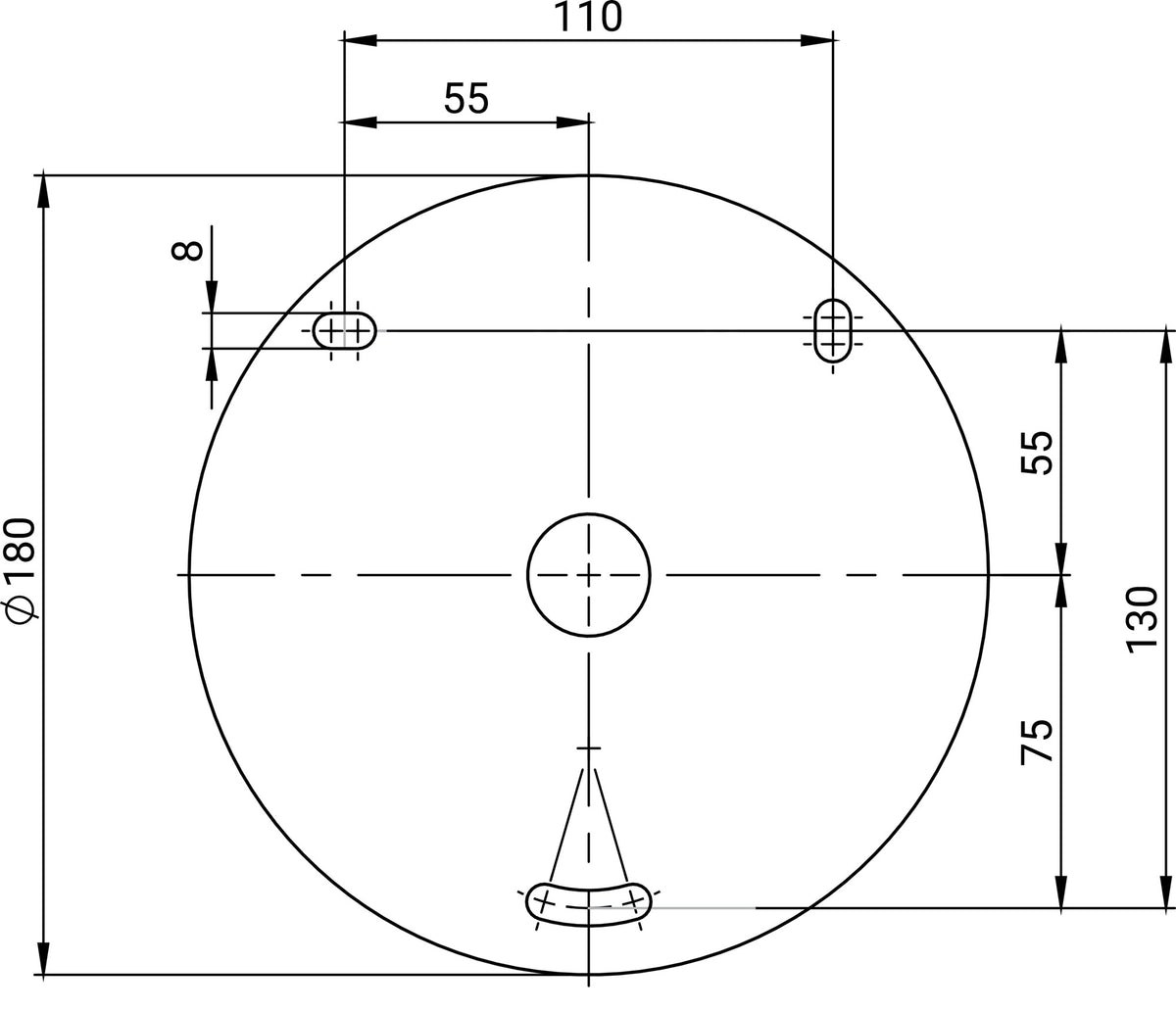 Wandschlauchhalter TURBO von ALBA – 427 mm breit, mit Abrollbremse, ohne Schlauch