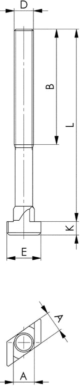 AMF Rhombusschraube Nr.797 für T-Nut 14mm M12x50mm Güte 8.8