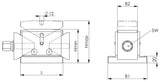 AMF Richt-/Höhenkeil Nr. 6460 Herkules Gr. 125 – Präzise Höhenverstellung bis 125 mm
