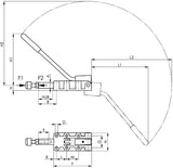AMF Schubstangenspanner Nr.6842PL Gr.4 schwer – umsteckbarer Handhebel