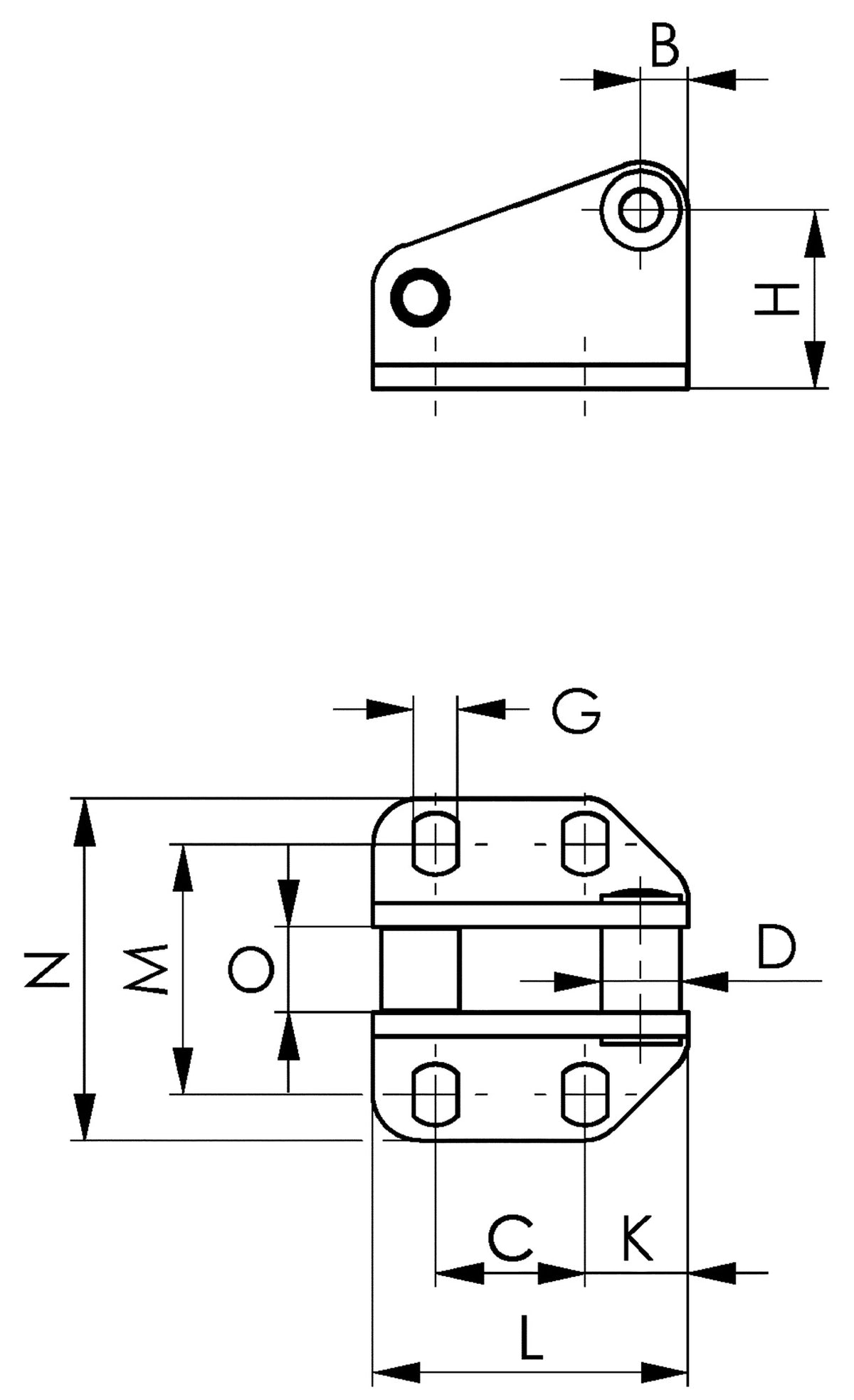 AMF Gegenhalter Nr. 6847GNI Gr.1 aus Edelstahl – Passend für Verschlussspanner Nr. 6847NI