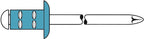 3,2 mm / 8 mm / 3,2 x 8 mm