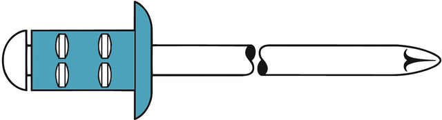 GESIPA Blindniet PolyGrip Nietschaft 3,2x8 mm Edelstahl A2 1000 Stück