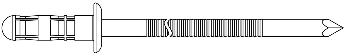 GESIPA Blindniet PolyBulb® Nietschaft 4,8x11 mm Alu/Stahl 250 Stück