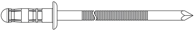 GESIPA Blindniet PolyBulb® Nietschaft 4,8x11 mm Alu/Stahl 250 Stück