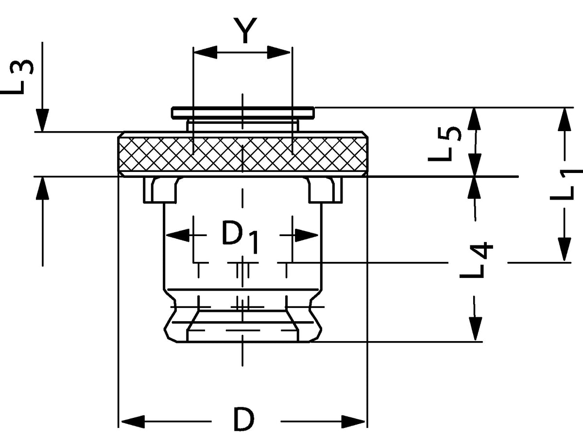 Schnellwechseleinsatz SE 2,8 mm x 2,1 mm Größe 1 von Werner Wilke – für DIN 371 M2-2,5 und DIN 374/376 M4