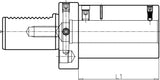 PROMAT VDI-Werkzeughalter E2 S DIN 69880 Typ B Spann-Ø 20 mm VDI30 für Bohrstangen