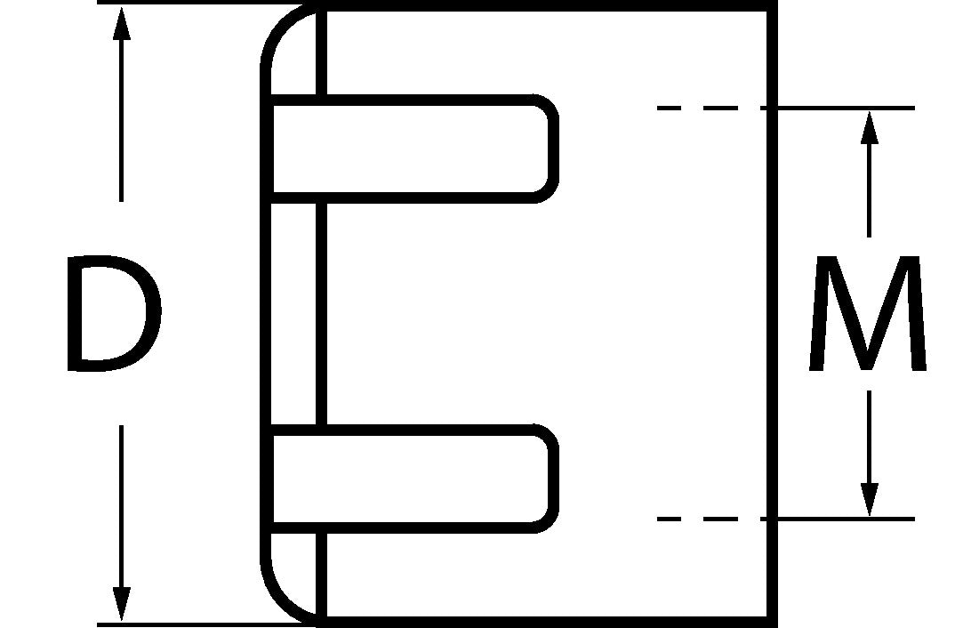 PROMAT Spannmutter ER 16 mit Exzenterring, D 32 mm, Gewinde M22 x 1,5, für Spannzangenfutter ER
