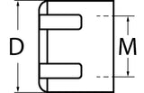PROMAT Spannmutter ER 16 mit Exzenterring, D 32 mm, Gewinde M22 x 1,5, für Spannzangenfutter ER