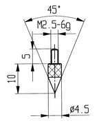 45° Kegel / keine Angabe / keine Angabe