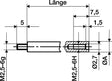 KÄFER Verlängerungsstück 10 mm für Messuhren – Messbolzen-Ø 4 mm