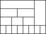 RAACO Sortimentskasten 175x143x32 mm mit 7 Fächern, transparent/dunkelblau