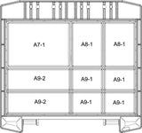 RAACO Sortimentskoffer boxxser 241x225x55 mm mit 9 Fächern und Profilraster