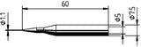ERSA Lötspitze Serie 172 bleistiftspitz 1,1 mm – 2 Stück für MULTITIP C25