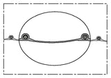 NORRES Absaug- und Gebläseschlauch PROTAPE® PE 322 EC, ID 50-51 mm, AD 58 mm, 10 m, elektrisch leitfähig