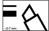 EDDING Permanentmarker 500 Schwarz Keilspitze 2-7 mm – 10 Stück Set