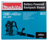 Makita Akku-Rucksackgebläse – ergonomisch einstellbar & mit Boost-Modus - UB004CZ