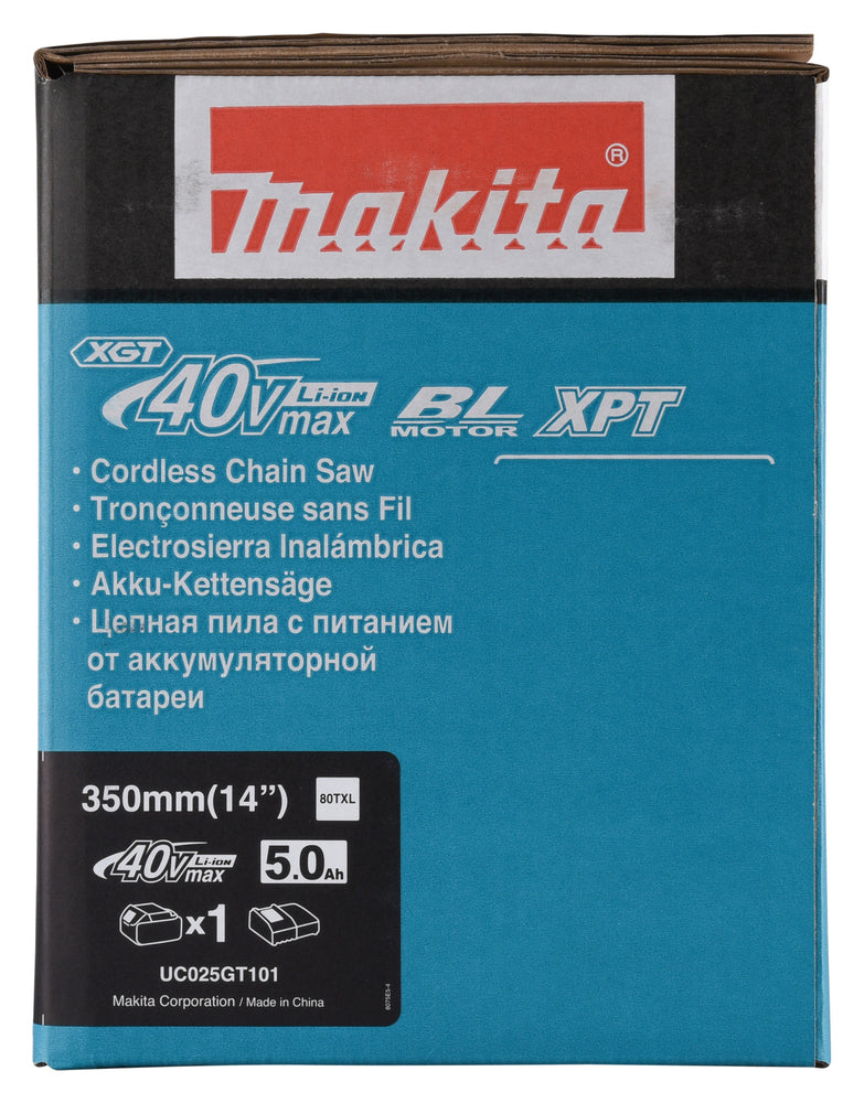 Makita Akku-Kettensäge – leicht, kraftvoll & mit automatischer Abschaltfunktion - UC025GT101