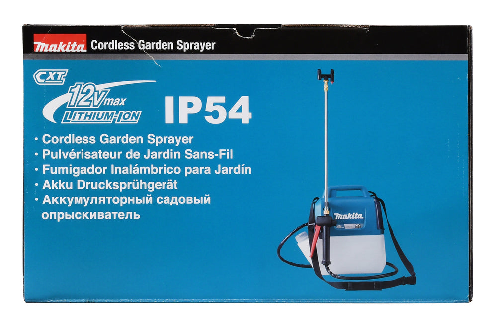 Makita Akku-Druckspritze 5,0 L – kompakt, leistungsstark & vielseitig - US053DZ