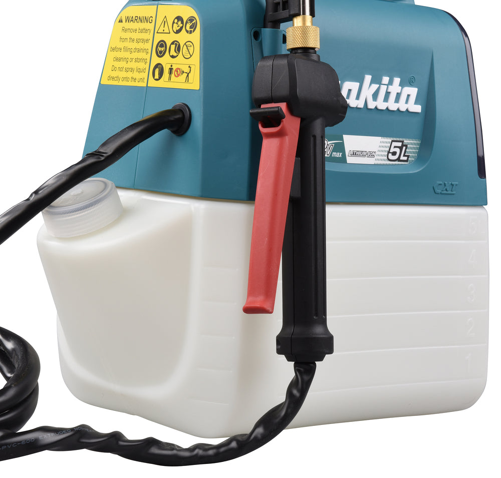 Makita Akku-Druckspritze 5,0 L – kompakt, leistungsstark & vielseitig - US053DZ