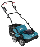 Makita Akku-Vertikutierer – 38 cm Arbeitsbreite, 50L Fangkorb & 2 Akku-Steckplätze - UV001GZ