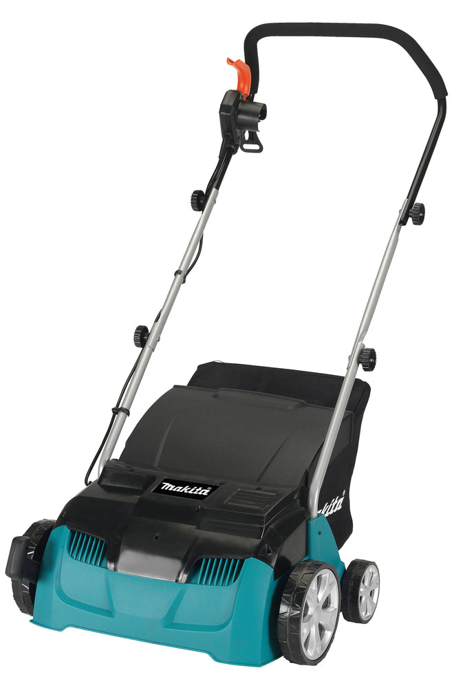 Makita Elektro-Vertikutierer 1.300 W – kompakt mit Fangkorb & ergonomischem Handgriff - UV3200