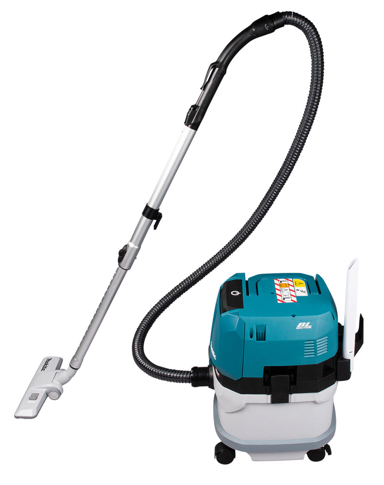 Makita Akku-Staubsauger Staubklasse L – 2 Akku-Steckplätze & Nass-/Trockenbetrieb - VC003GLZ