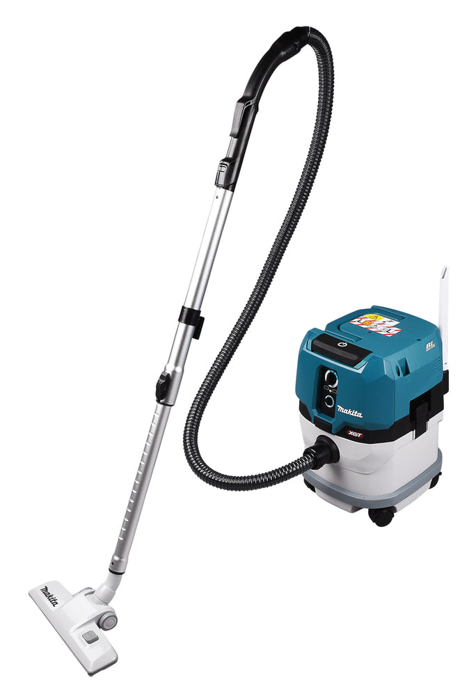 Makita Akku-Staubsauger Staubklasse L – 2 Akku-Steckplätze & Nass-/Trockenbetrieb - VC003GLZ