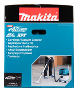 Makita Akku-Staubsauger Staubklasse L – 2 Akku-Steckplätze & Nass-/Trockenbetrieb - VC003GLZ