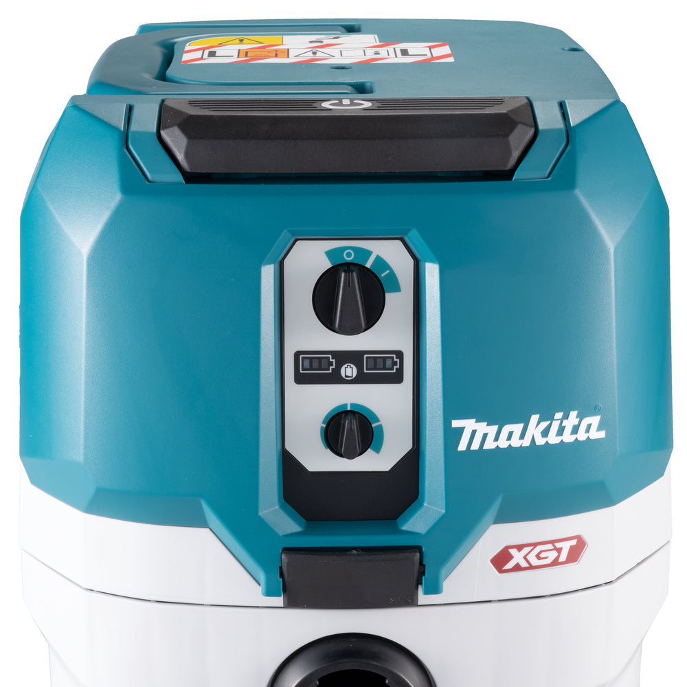 Makita Akku-Staubsauger Staubklasse L – mit 2 Akku-Steckplätzen & leisem Betrieb - VC005GLZ