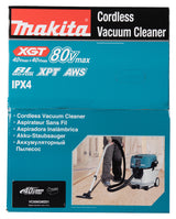 Makita Akku-Staubsauger Staubklasse M – mit AWS, Automatik-Filterreinigung & Sicherheitsfeatures - VC006GMZ01